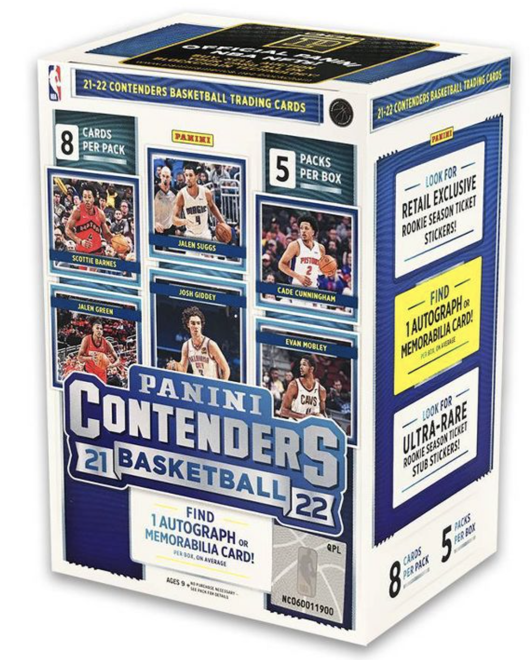 2021-22 Contenders Basketball Blaster Box